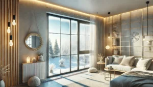 Dall·e 2024 11 13 16.05.50 A Featured Image For A Blog About Preventing Condensation And Humidity With Aluminum And Pvc Windows. The Image Should Show A Close Up Of A Modern Alu
