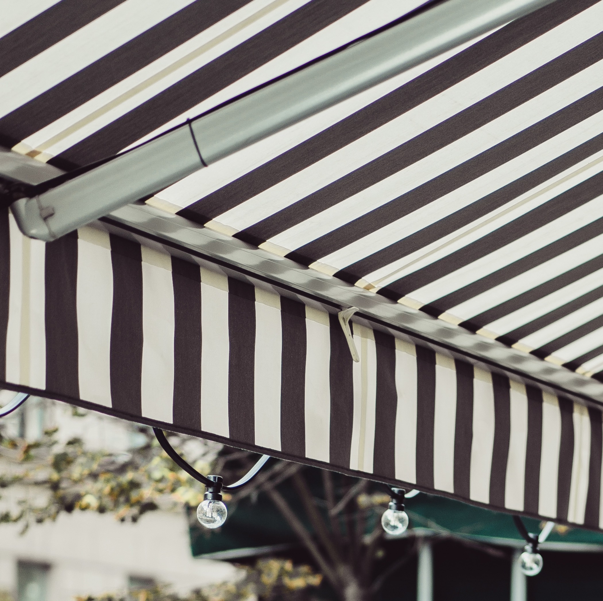 Young Happy Woman Street Cafe Smiling Laughs Drinking Coffee Terrace 2